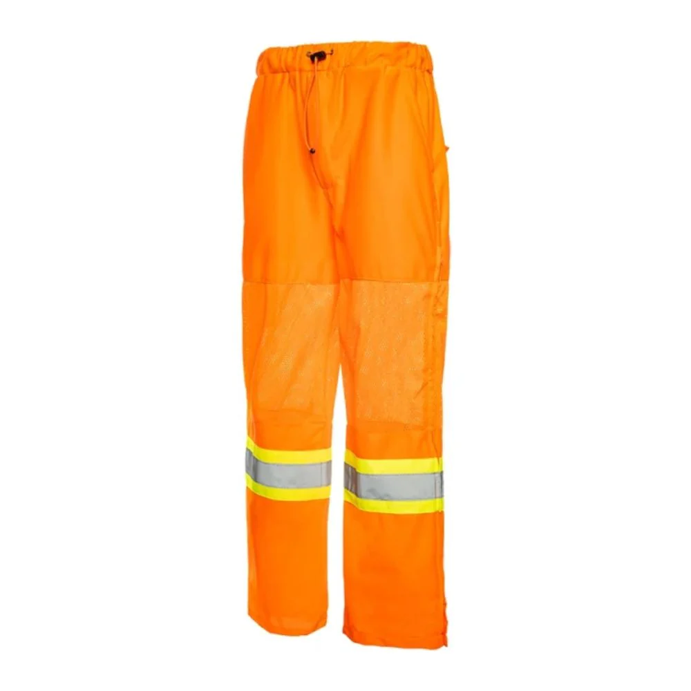 Pantalon de travail en maille de circulation haute visibilité Ground Force pour hommes TB01O - Orange - Image 2