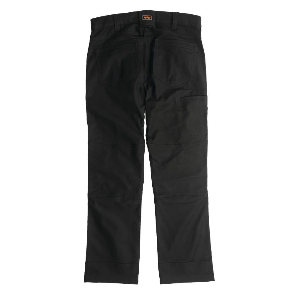 Pantalon de travail Walls Duck Ditchdigger toutes saisons en sergé à double genou pour hommes YP96 - Noir - Image 5