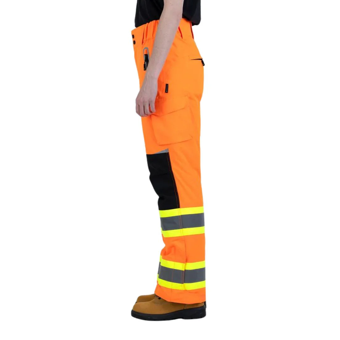 Pantalon utilitaire haute visibilité doublé CSA Forcefield pour femmes - Orange - Image 3