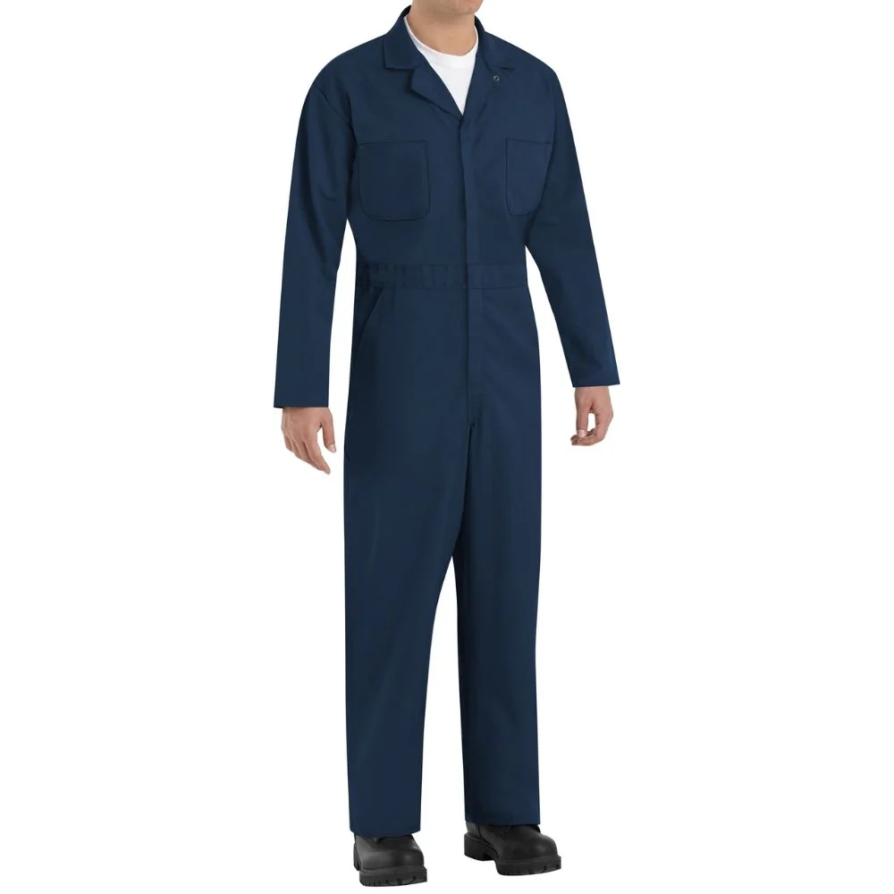 Red Kap Hommes Twill Action Back Combinaison avec poches poitrine CT10NV/CT10NV OS - Marine - Image 3