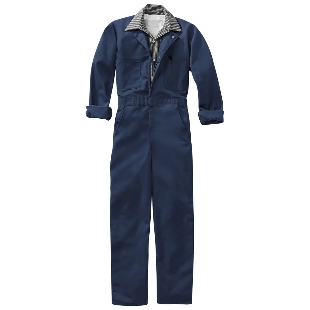 Red Kap Hommes Twill Action Back Combinaison avec poches poitrine CT10NV/CT10NV OS - Marine - Image 4