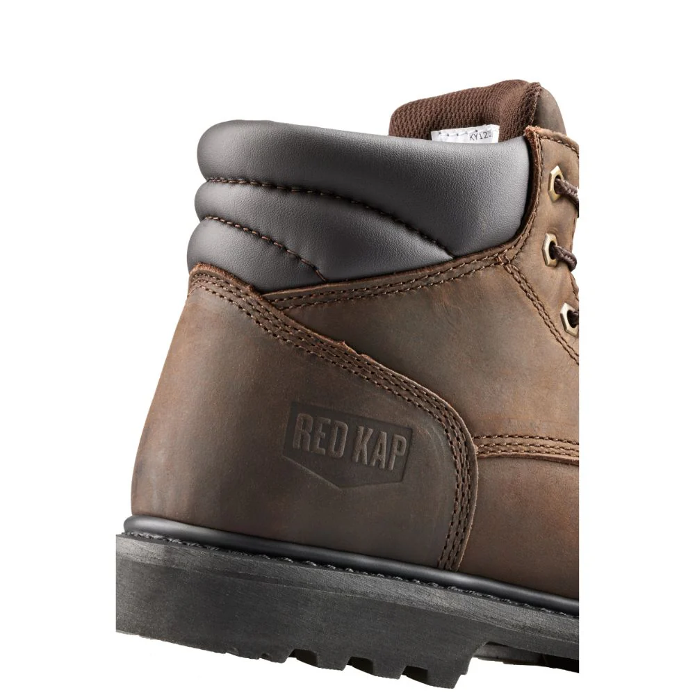 Bottes de sécurité au travail Red Kap de 6 po à embout d'acier CF23101ABR - Brun - Image 4