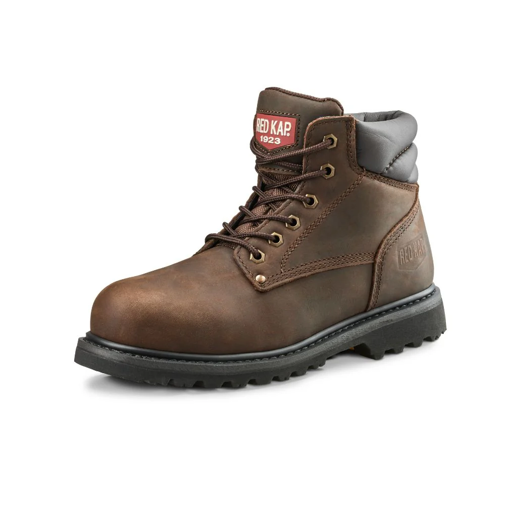 Bottes de sécurité au travail Red Kap de 6 po à embout d'acier CF23101ABR - Brun - Image 5