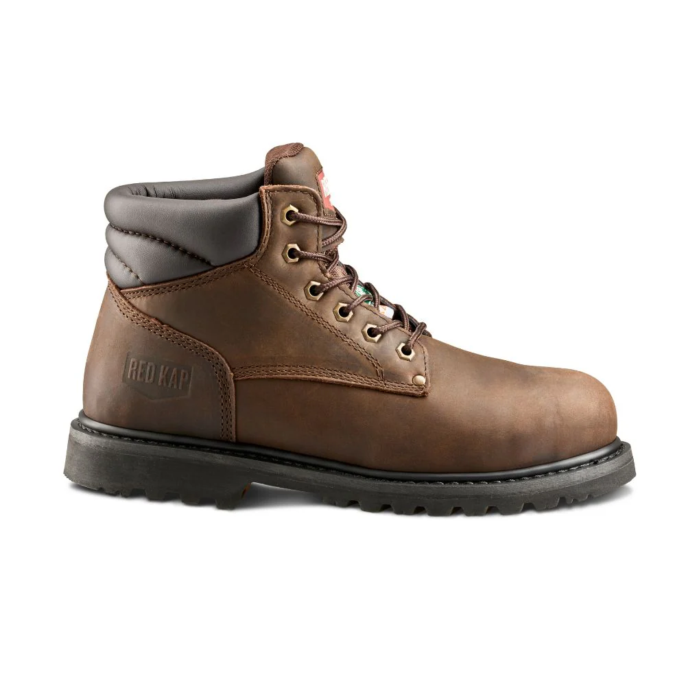 Bottes de sécurité au travail Red Kap de 6 po à embout d'acier CF23101ABR - Brun - Image 7