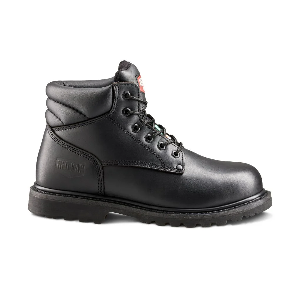 Bottes de sécurité au travail Red Kap de 6 po à embout d'acier CF23101ABK - Noir - Image 2