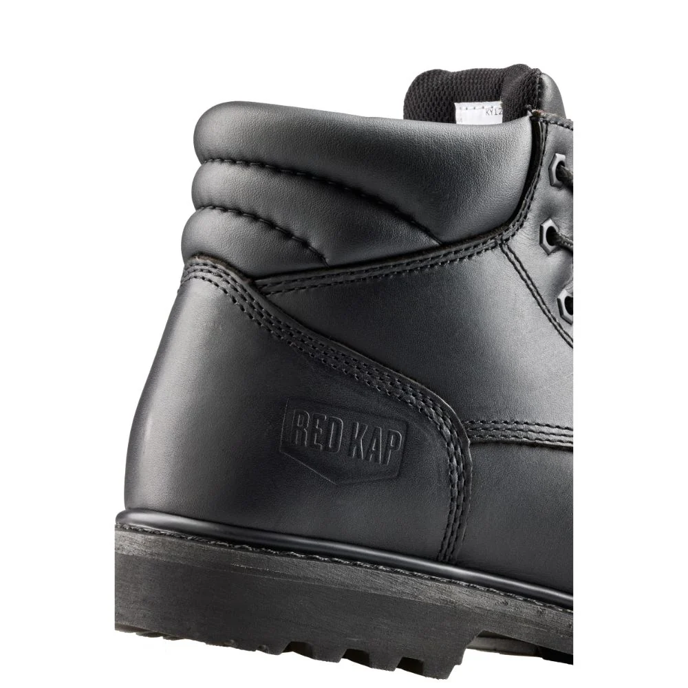 Bottes de sécurité au travail Red Kap de 6 po à embout d'acier CF23101ABK - Noir - Image 4