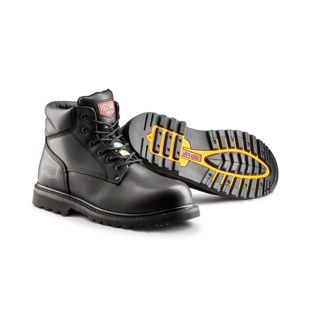 Bottes de sécurité au travail Red Kap de 6 po à embout d'acier CF23101ABK - Noir - Image 7