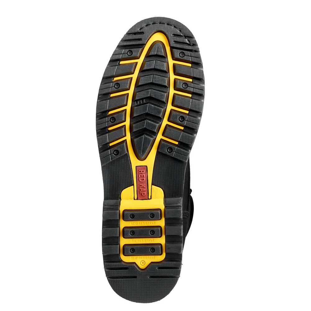 Bottes de sécurité au travail Red Kap de 6 po à embout d'acier CF23101ABK - Noir - Image 8