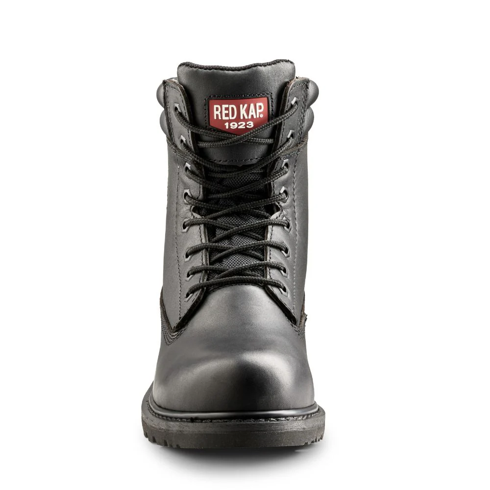 Bottes de sécurité au travail Red Kap de 8 po à embout d'acier CF23100ABK - Noir - Image 5