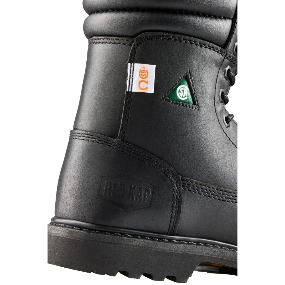 Bottes de sécurité au travail Red Kap de 8 po à embout d'acier CF23100ABK - Noir - Image 6