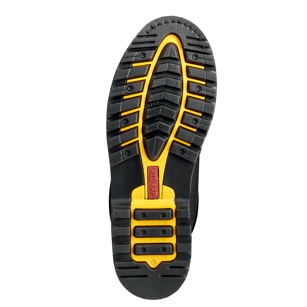 Bottes de sécurité au travail Red Kap de 8 po à embout d'acier CF23100ABK - Noir - Image 8