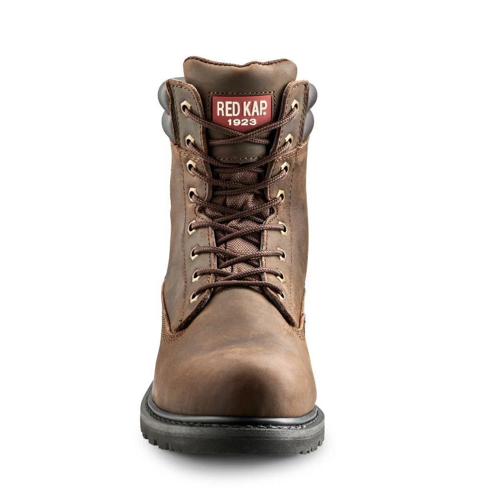 Bottes de sécurité au travail Red Kap de 8 po à embout d'acier CF23100ABR - Brun - Image 6