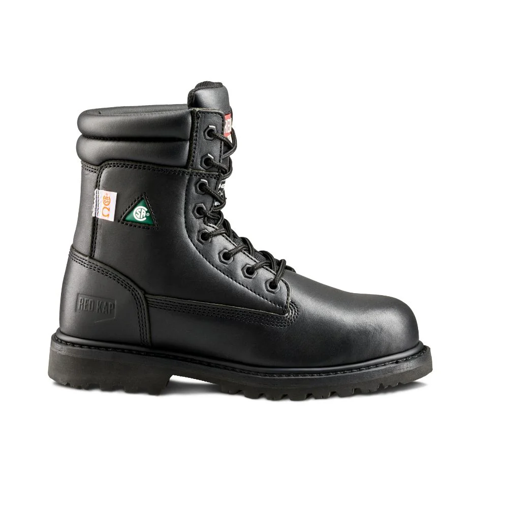 Redkap Bottes de sécurité au travail isolées à embout d'acier de 8 po de Redkap CF23100AIBK - Noir - Image 2