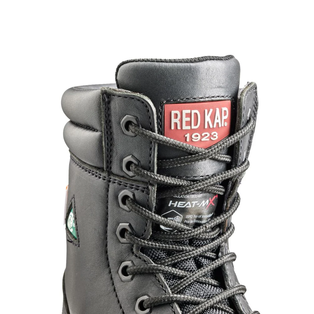 Redkap Bottes de sécurité au travail isolées à embout d'acier de 8 po de Redkap CF23100AIBK - Noir - Image 5