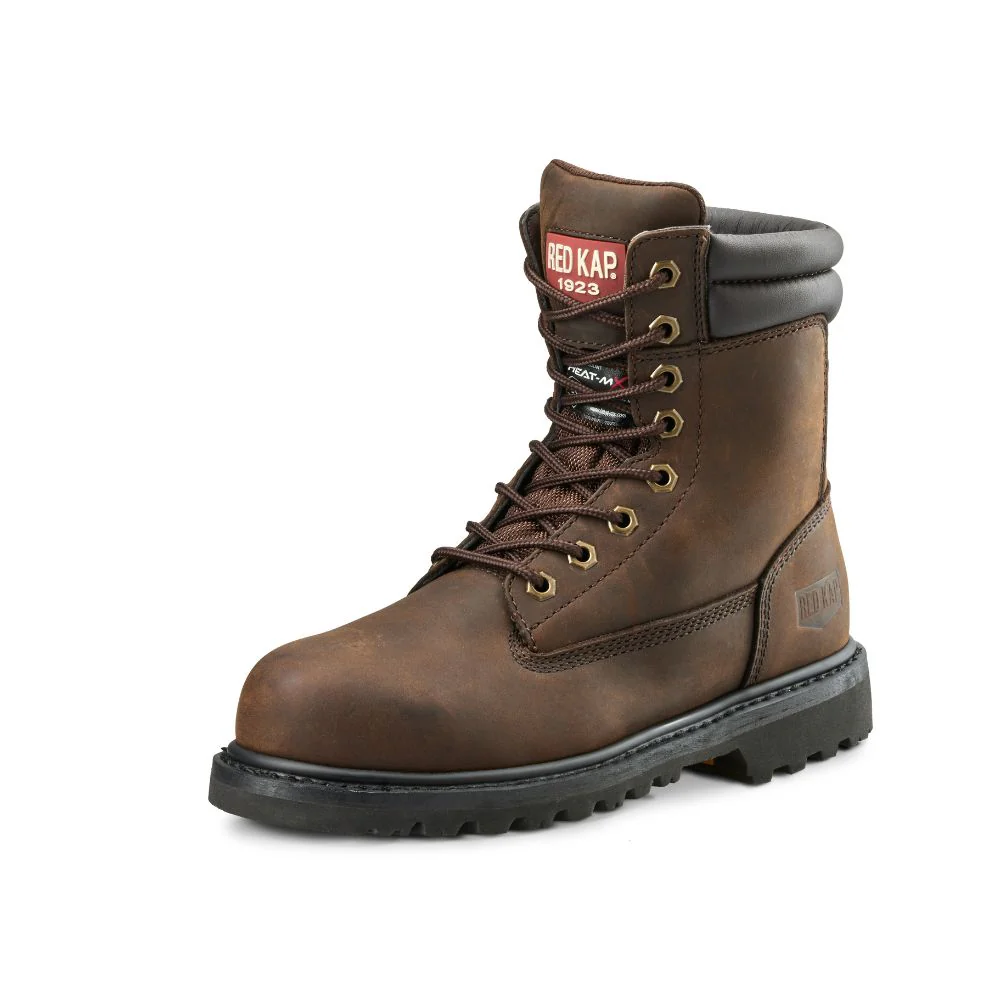 Redkap Bottes de sécurité au travail isolées à embout d'acier de 8 po de Redkap CF23100AIBR - Brun - Image 2