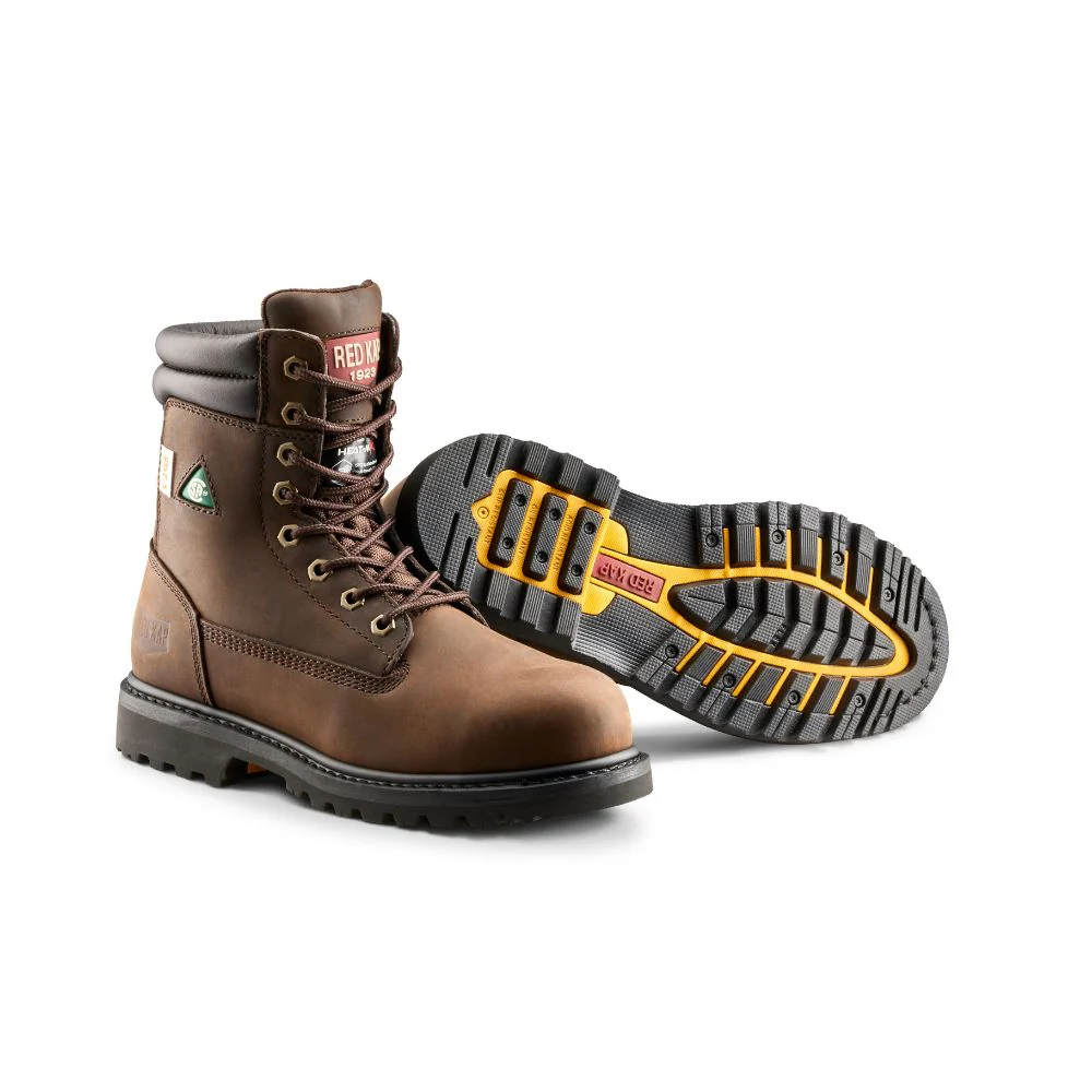 Redkap Bottes de sécurité au travail isolées à embout d'acier de 8 po de Redkap CF23100AIBR - Brun - Image 3