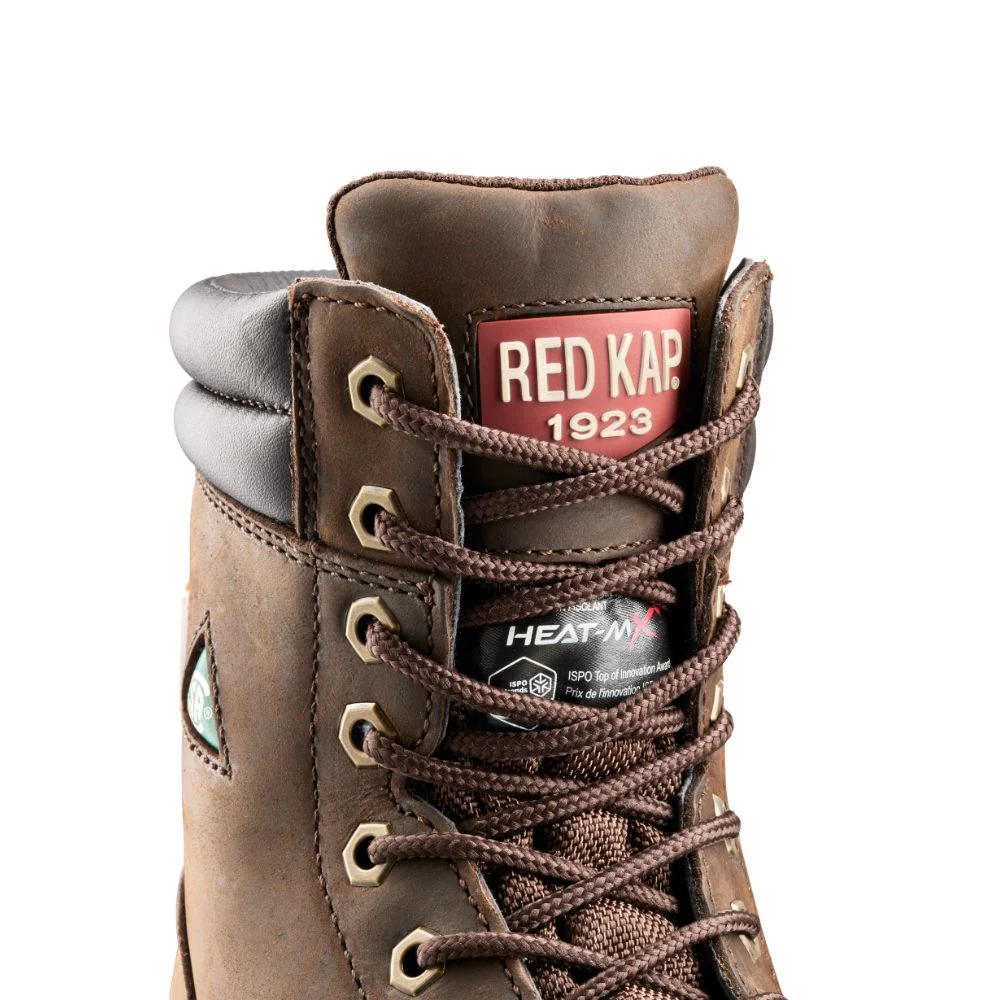 Redkap Bottes de sécurité au travail isolées à embout d'acier de 8 po de Redkap CF23100AIBR - Brun - Image 8