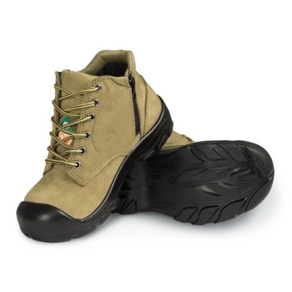 Botte de sécurité S556 Kaki P&F's pour femme de 15 cm, à embout d'acier - Kaki - Image 3