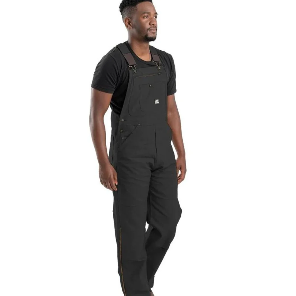 Salopette de travail Berne pour hommes Duck Bib B1067 - Noir - Image 3