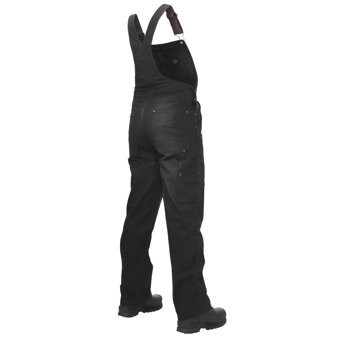 Salopette en toile de coton non doublée pour homme Tough Duck I198 - Noir - Image 2