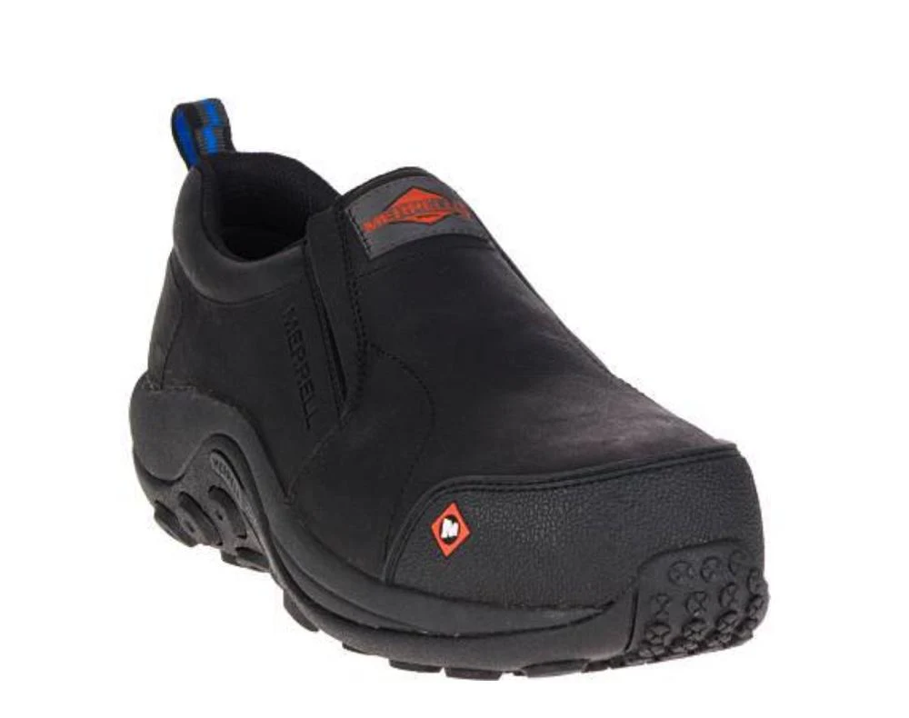 Soulier de sécurité enfiler Jungle Moc Merrell Work unisex, à cap de composite - noir J003347 - Image 2