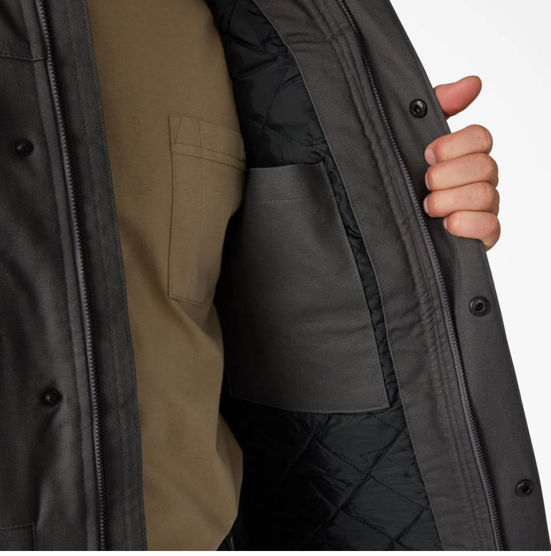 Surchemise Dickies Tradebuilt pour homme A8791 - Gris - Image 4