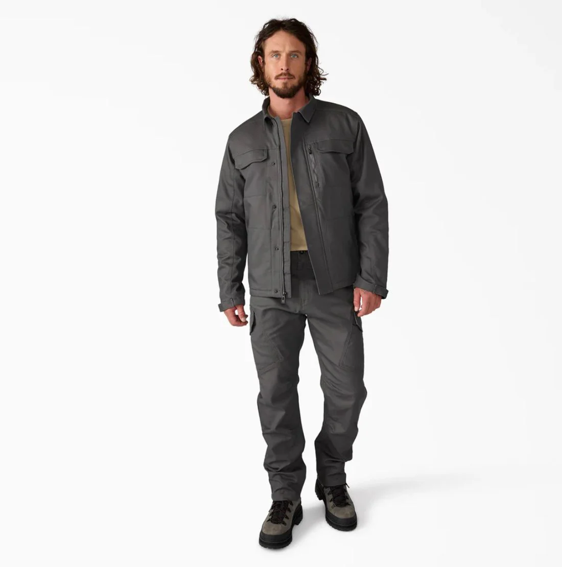 Surchemise Dickies Tradebuilt pour homme A8791 - Gris - Image 5