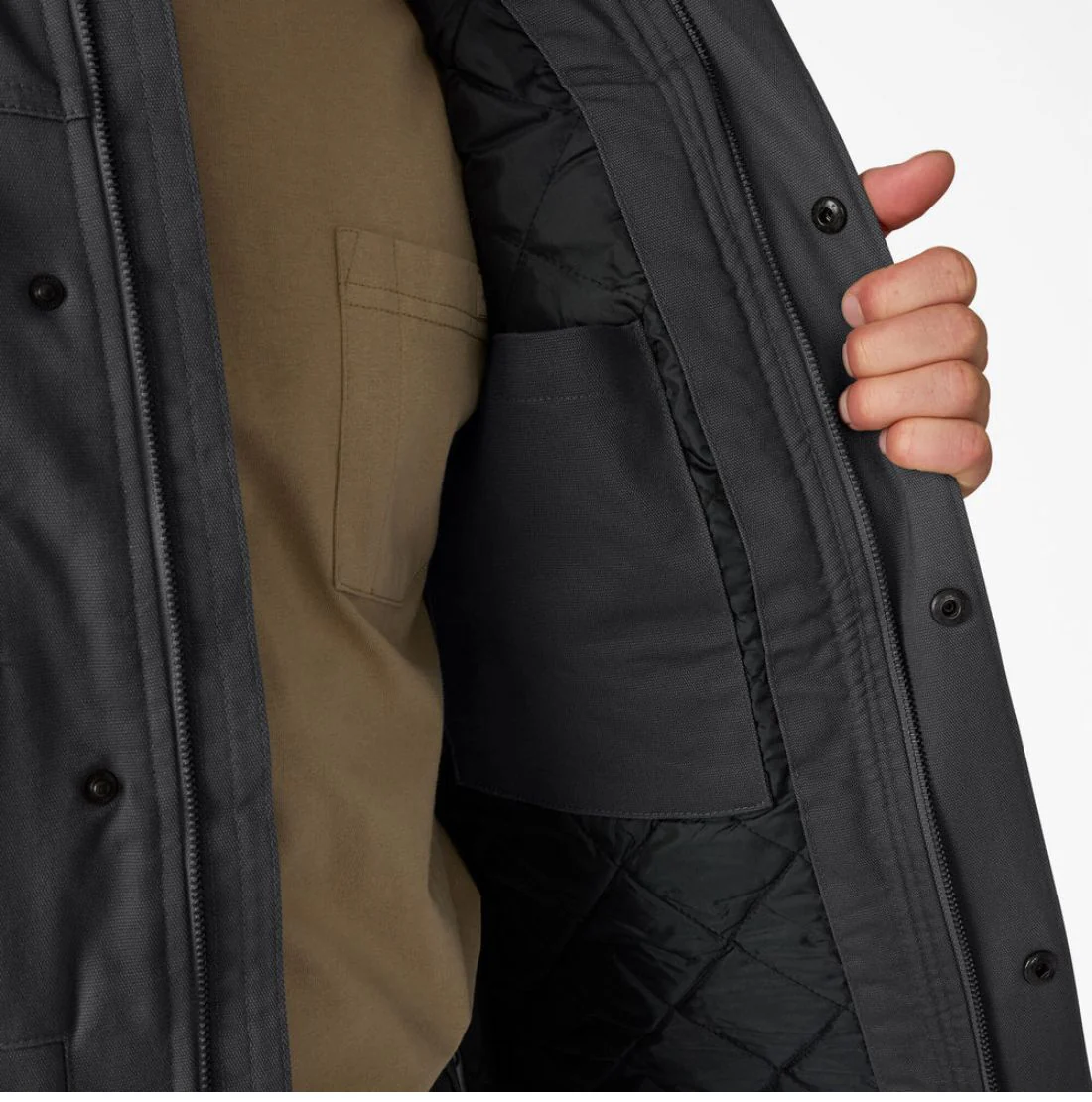 Surchemise Dickies Tradebuilt pour homme A8791 - Noir - Image 5