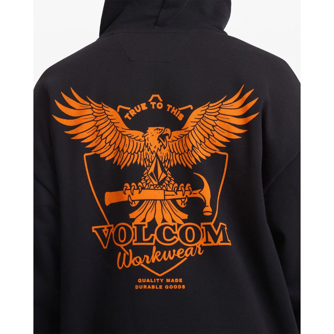 Sweat à capuche de travail Volcom Hammer pour homme A4112602 - Noir - Image 4