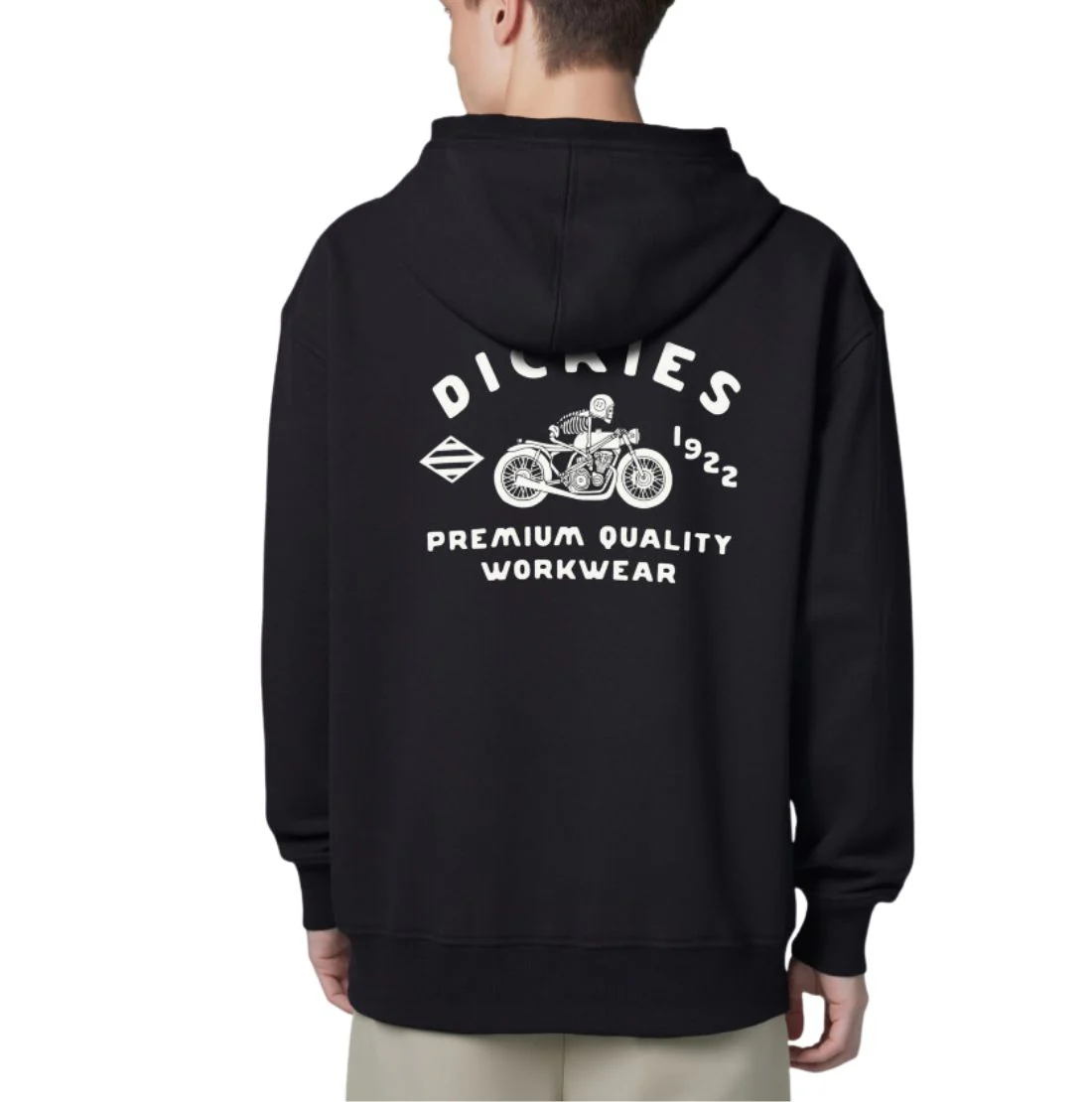 Sweat à capuche Dickies Fast Lane pour homme A87IY - Noir - Image 2