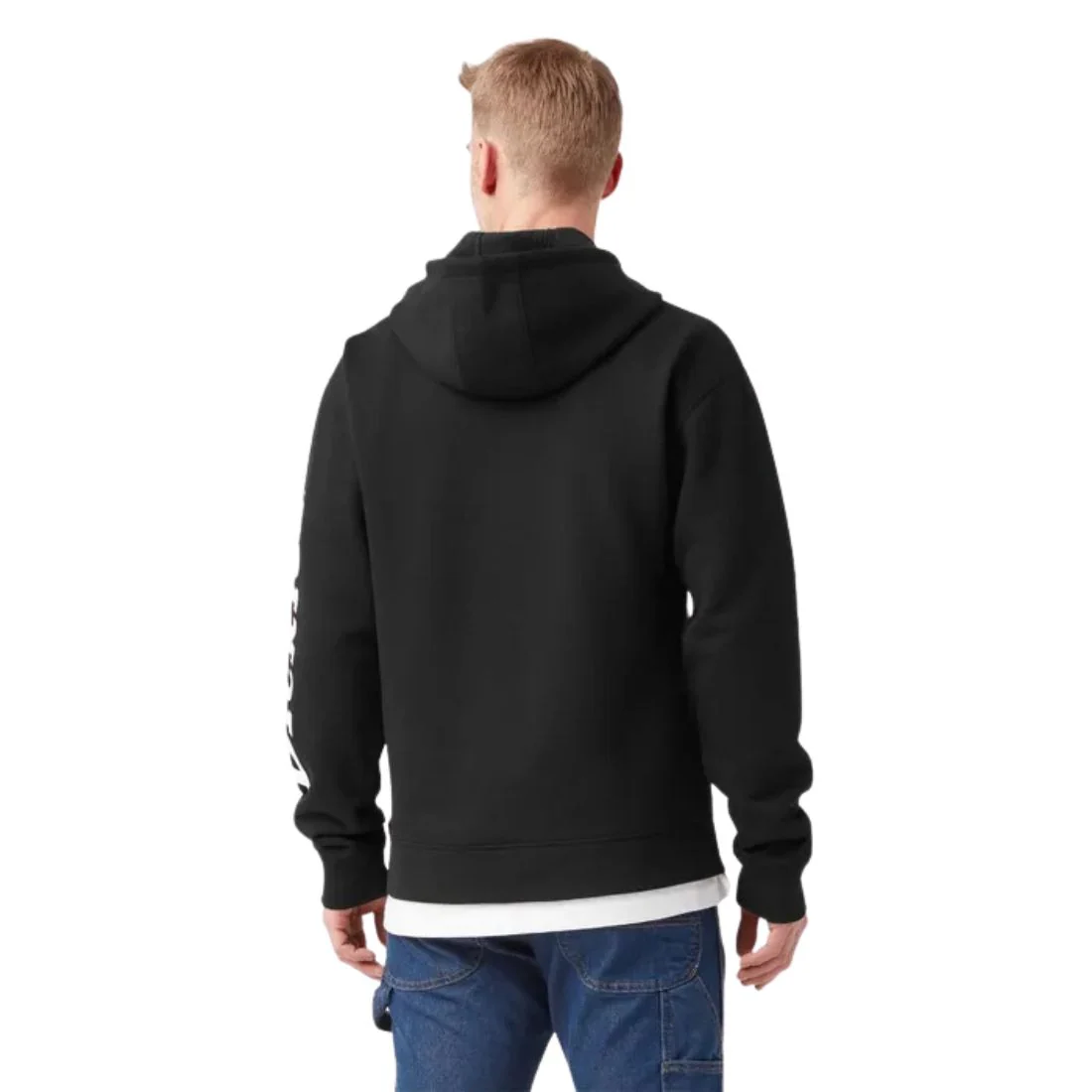 Sweat à capuche Dickies pour homme, déperlant, avec logo sur les manches, TW22B - Noir - Image 2