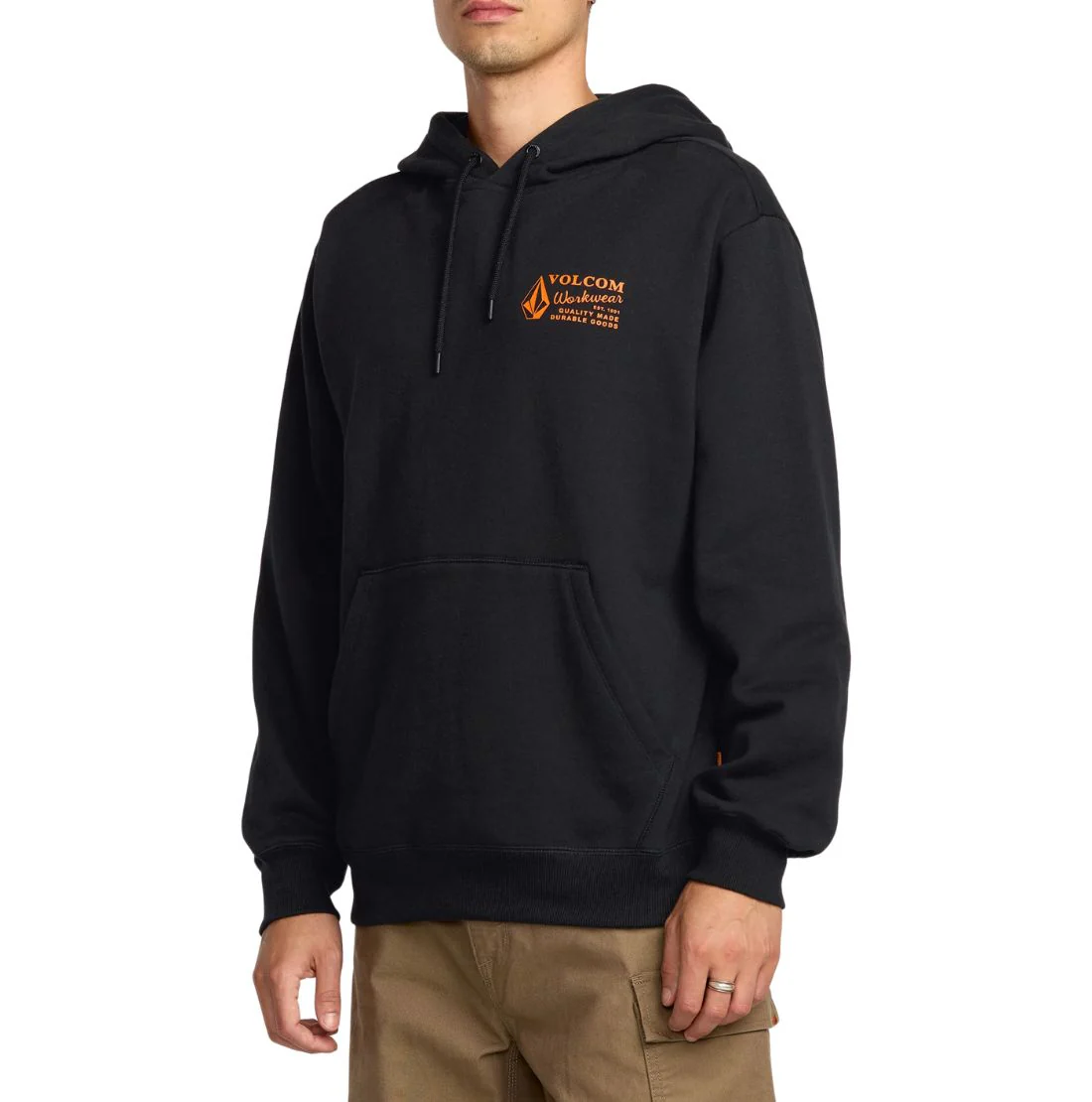 Sweat à capuche graphique Volcom pour homme A4132503 - Noir - Image 2
