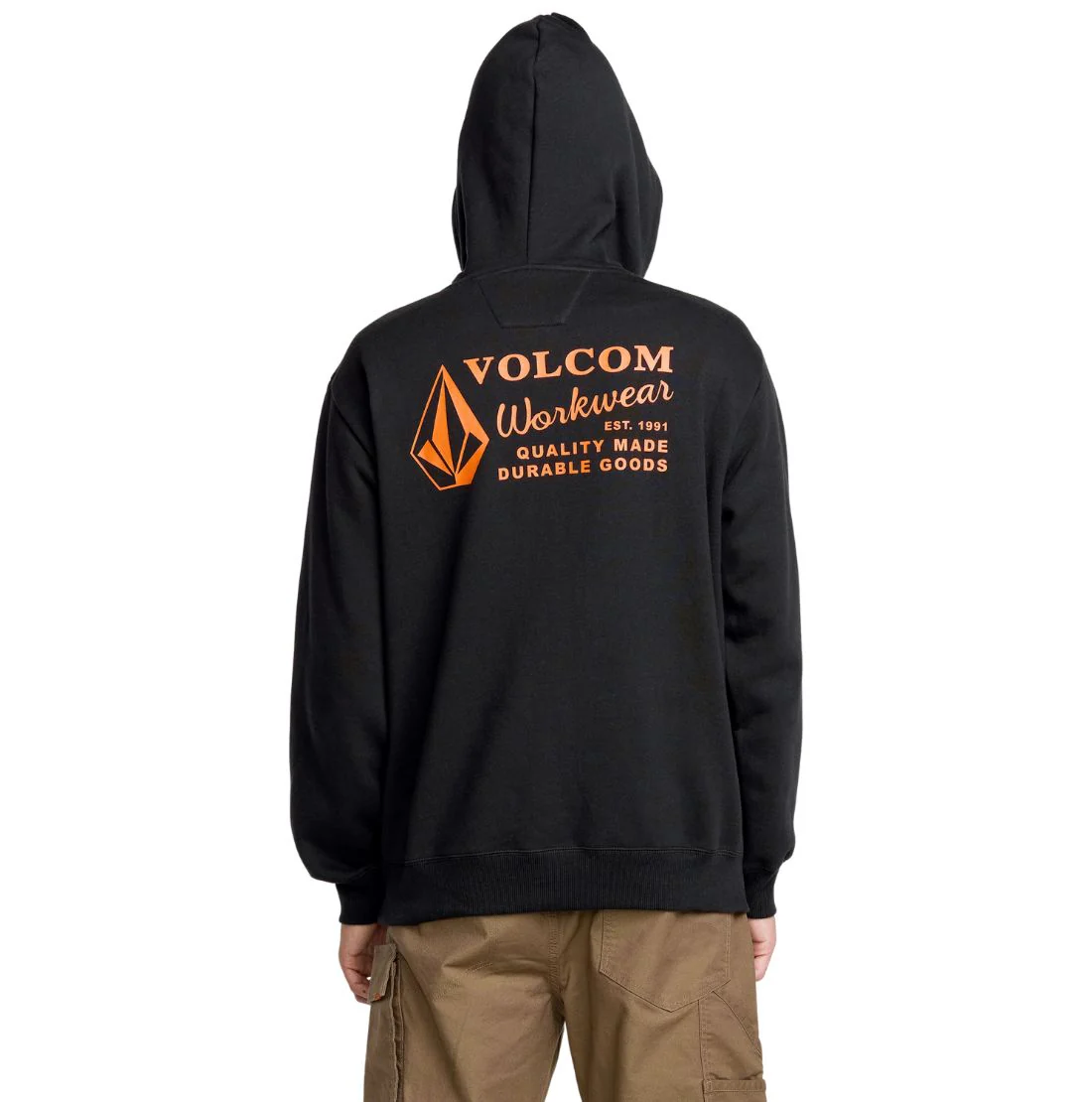 Sweat à capuche graphique Volcom pour homme A4132503 - Noir - Image 4