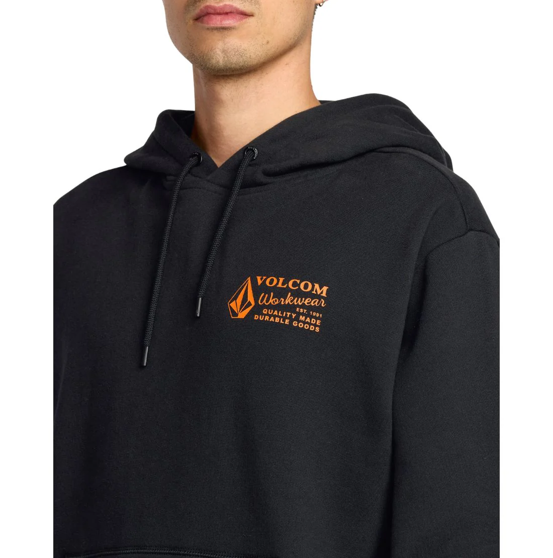 Sweat à capuche graphique Volcom pour homme A4132503 - Noir - Image 5