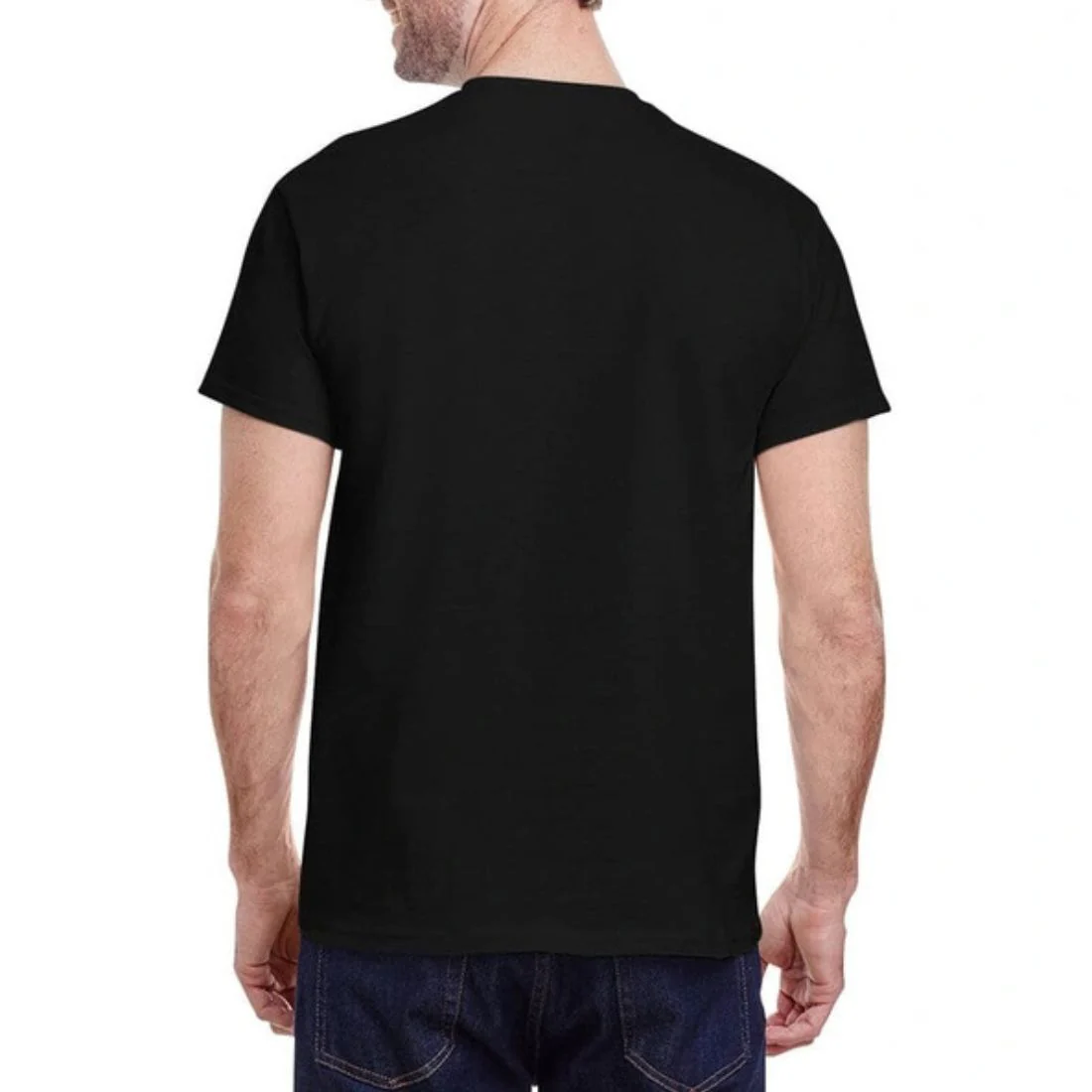 T-shirt à manches courtes et col ras du cou Gildan G500 pour hommes - NOIR - Image 2