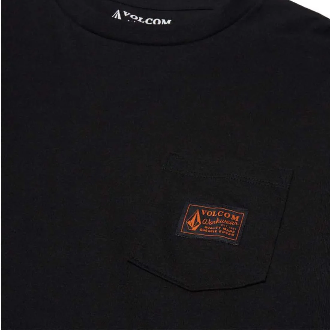 T-shirt à manches courtes Volcom Certifico pour homme A3522509 - Noir - Image 2