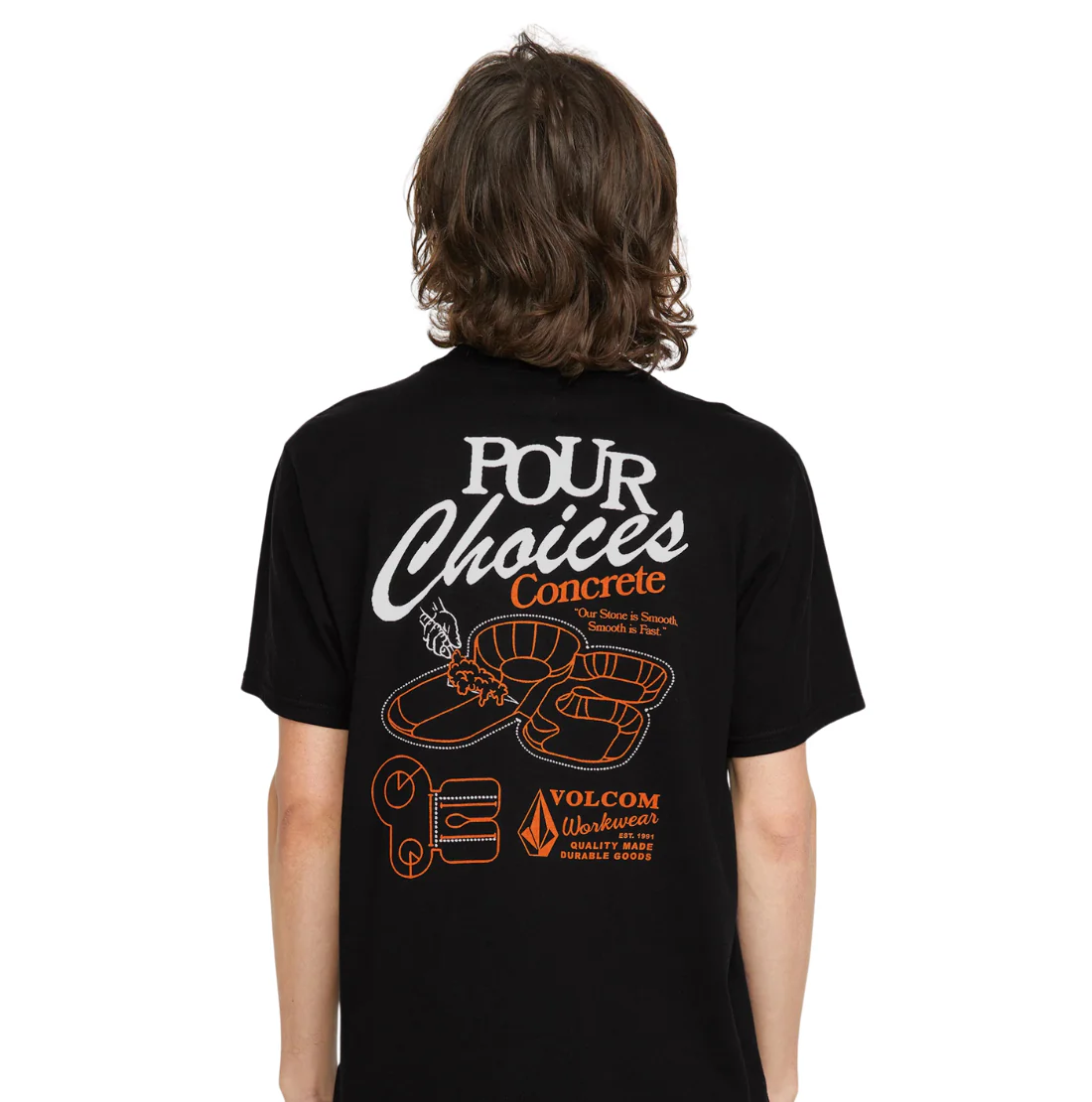 T-shirt à manches courtes Volcom Pour Choices pour homme A3512506 - Image 2