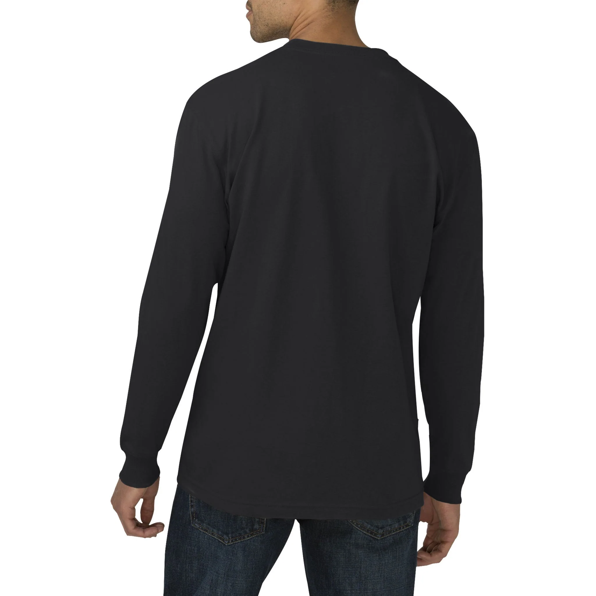 T-shirt à manches longues et poche Dickies pour homme, modèle WL450 - Noir - Image 2
