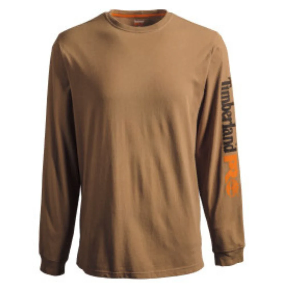 T-shirt à manches longues Timberland PRO Core Logo pour hommes - Blé - Image 6