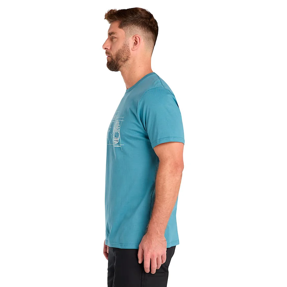 T-shirt de travail à manches courtes Innovation Pro Blueprint Timberland PRO® pour hommes - Bleu - Image 4