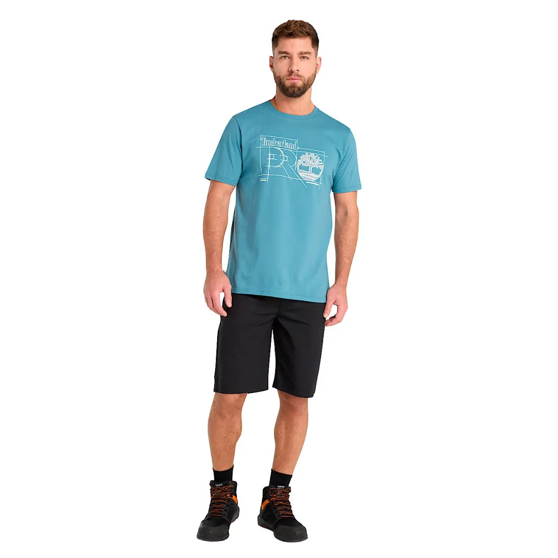 T-shirt de travail à manches courtes Innovation Pro Blueprint Timberland PRO® pour hommes - Bleu - Image 6