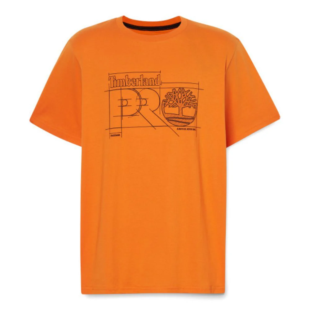 T-shirt de travail à manches courtes Innovation Pro Blueprint Timberland PRO® pour hommes - Orange - Image 5