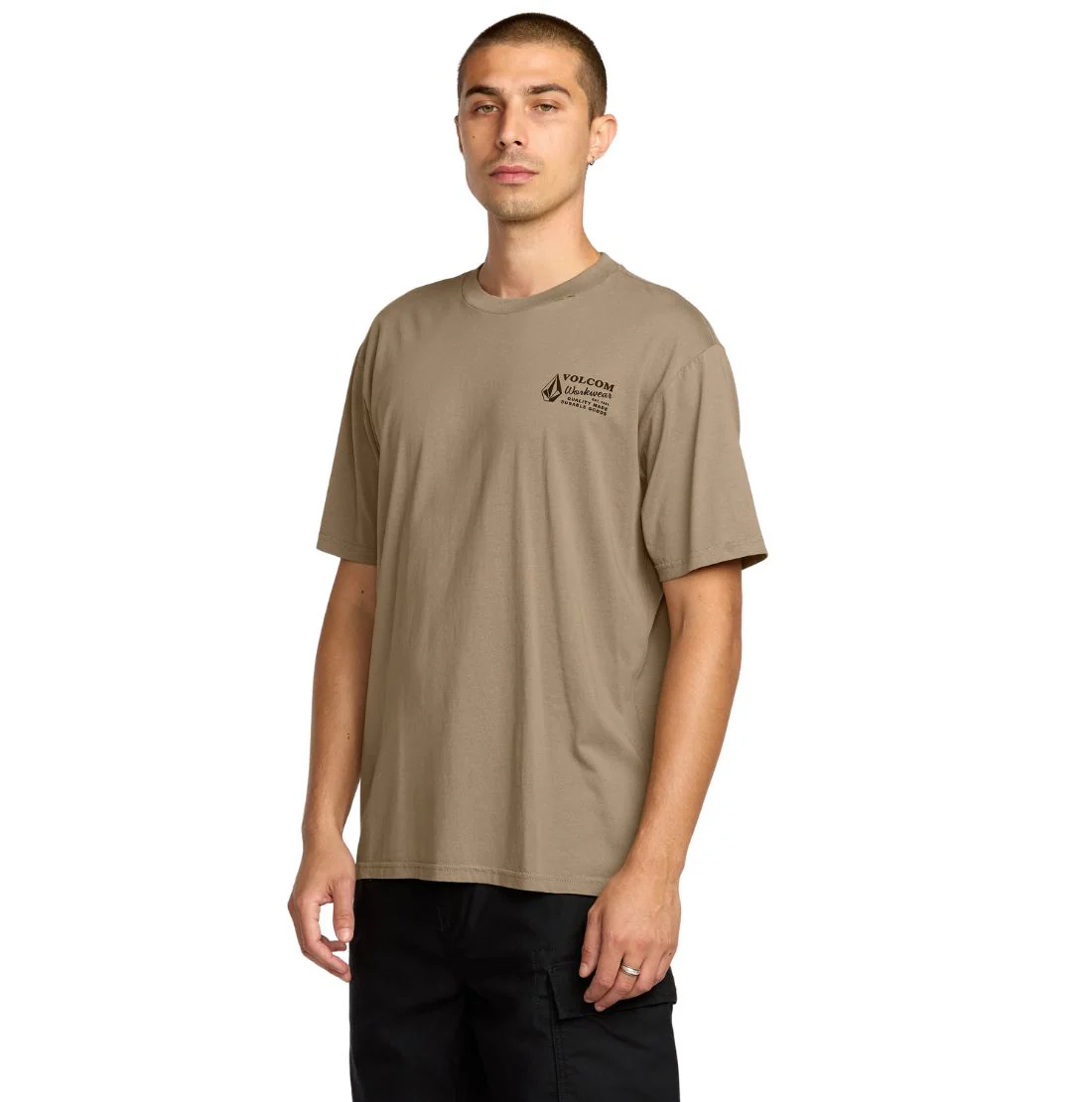 T-shirt de travail à manches courtes pour homme Volcom A5032504 - Image 4