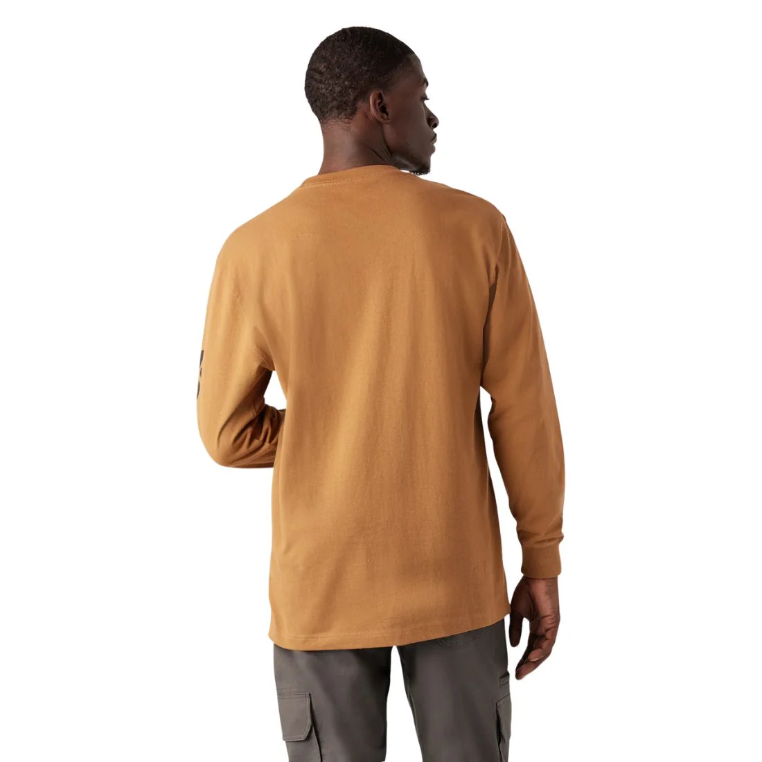 T-shirt de travail à manches longues Dickies Heavyweight Logo pour homme WL22C - Bronze - Image 2
