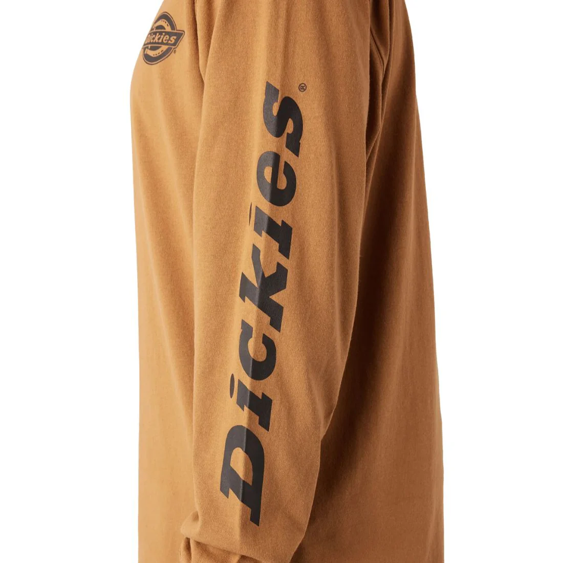 T-shirt de travail à manches longues Dickies Heavyweight Logo pour homme WL22C - Bronze - Image 3