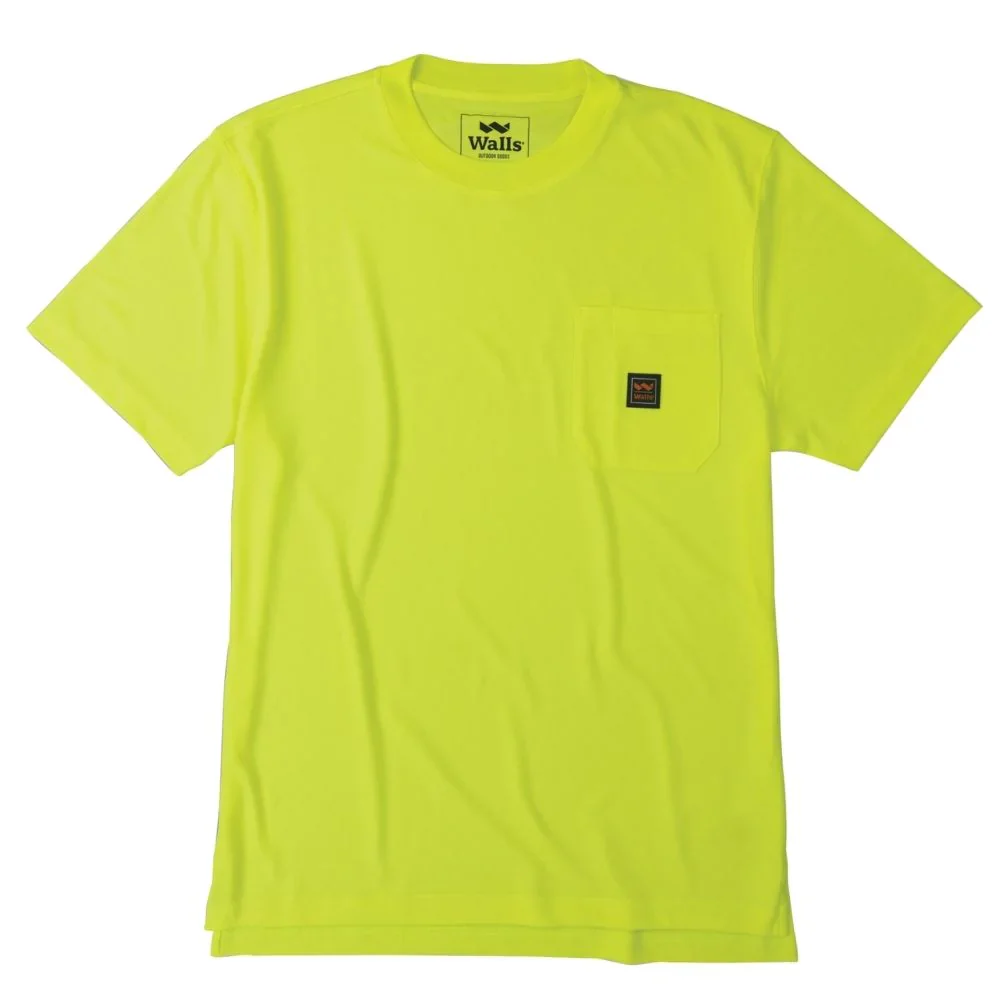 T-shirt de travail de sécurité en filet à visibilité améliorée Walls - Jaune - Image 3