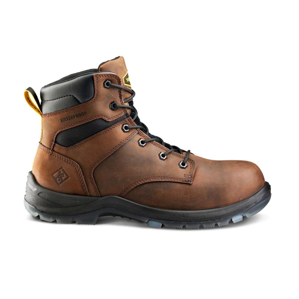 Terra Byrne Botte de travail imperméable unisexe de 6 po à embout composite TR0A839BDBX - Brun - Image 3