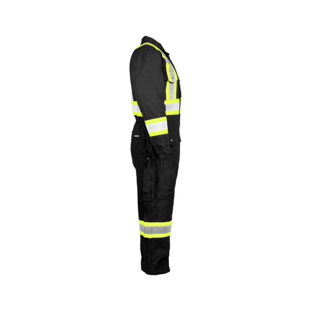 Terra Combinaison isolée haute visibilité pour hommes 116571BK - Noir - Image 3