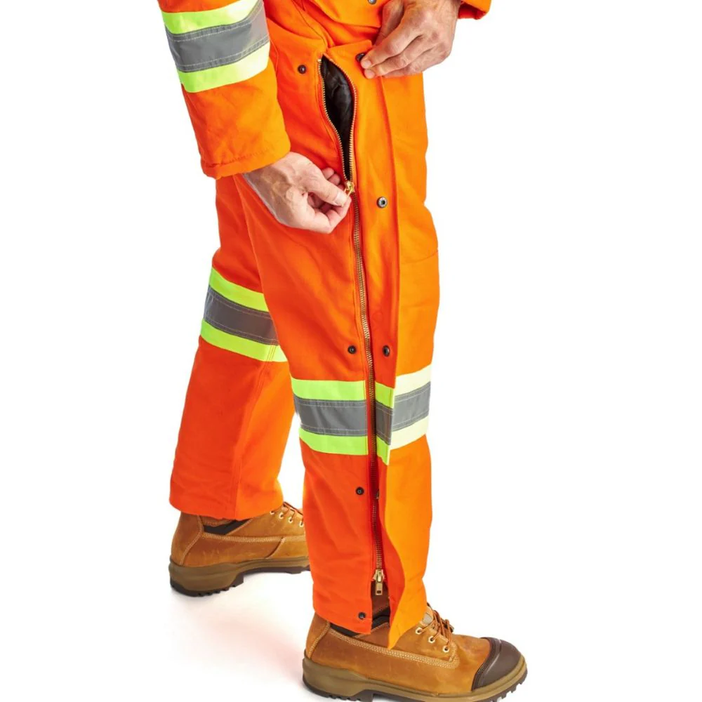 Terra Combinaison isolée haute visibilité pour hommes 116571OR - Orange - Image 4