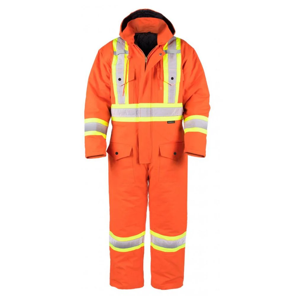 Terra Combinaison isolée haute visibilité pour hommes 116571OR - Orange - Image 5